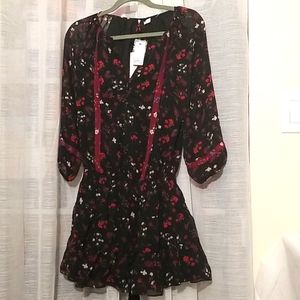 Joie floral mini dress